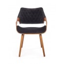 Стул HALMAR K396 орех/черный